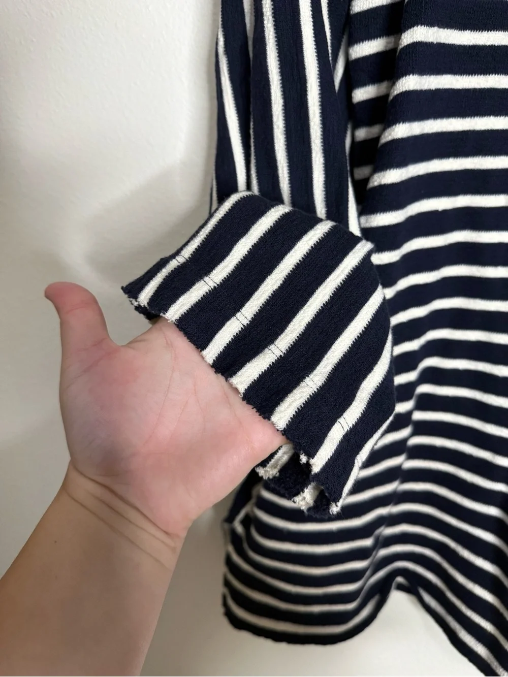 Intimately Free People Come On Over Navy/White Striped Tunic